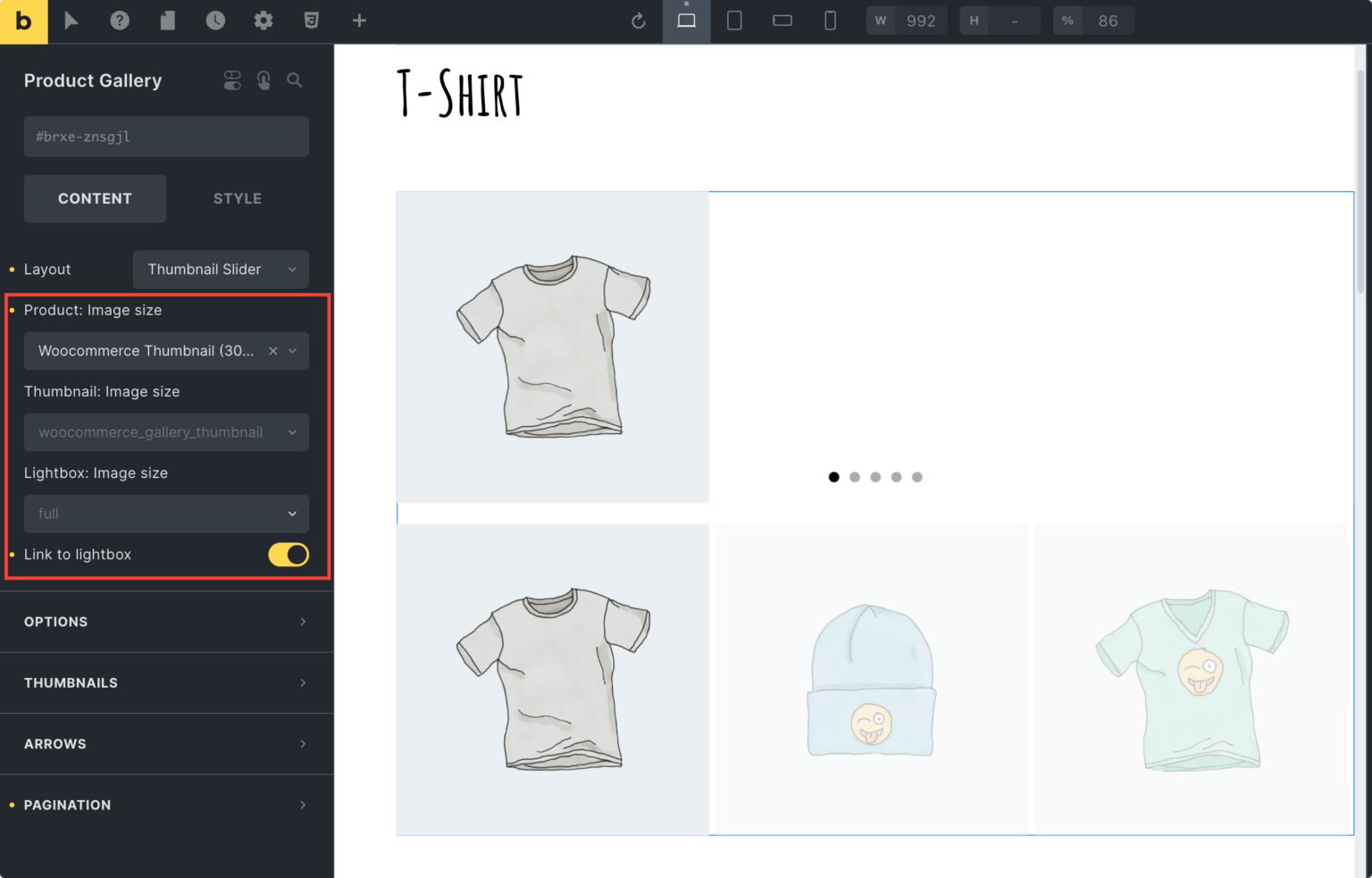 How To Create a WooCommerce Product Gallery Slider Using Bricks Builder ...
