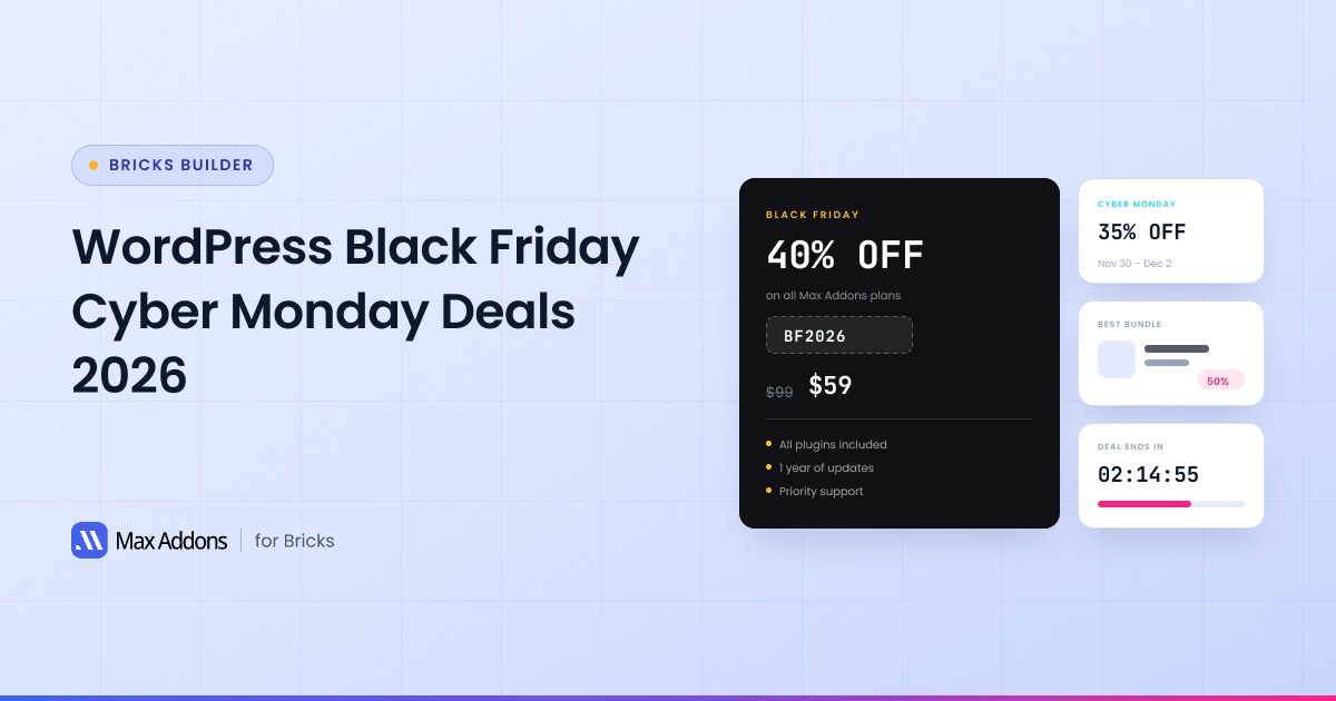WordPress Black Friday Cyber Monday Deals 2026