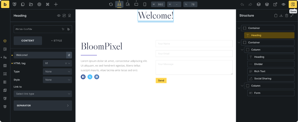 design dashboard template