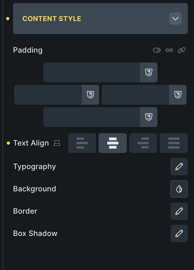 content style