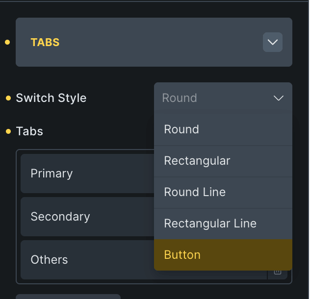 toggle switch style