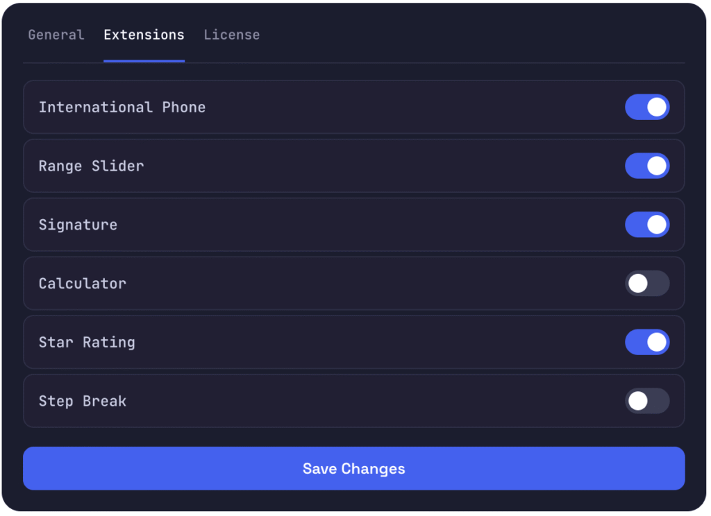 form fields for bricks builder